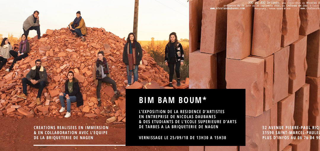Le vernissage de « Bim, Bam, Boum! » à la Briqueterie de Nagen
