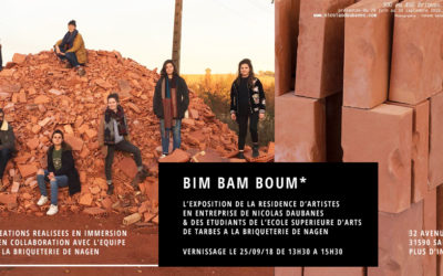 Le vernissage de « Bim, Bam, Boum! » à la Briqueterie de Nagen